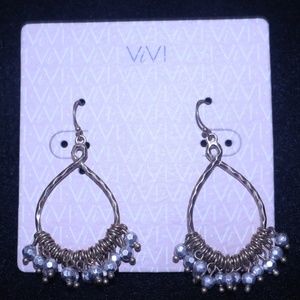 Teardrop Dangle Earrings 2"